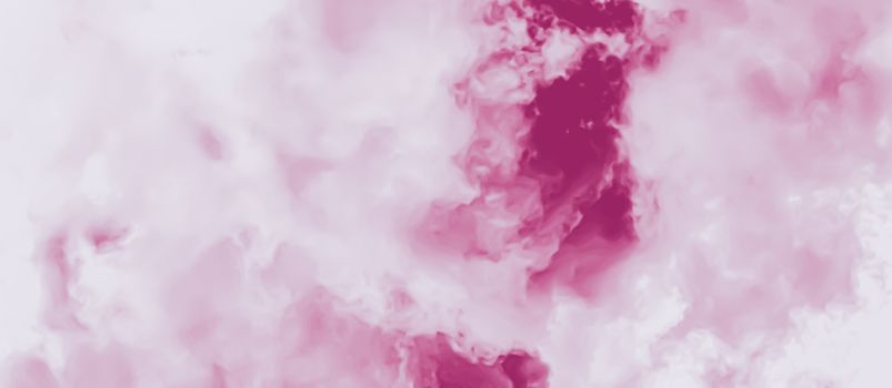 Minimalistic pink cloudy background as abstract backdrop, minimal design and artistic splashes