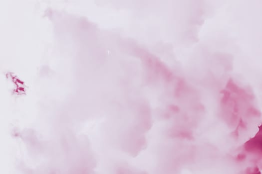 Minimalistic pink cloudy background as abstract backdrop, minimal design and artistic splashes