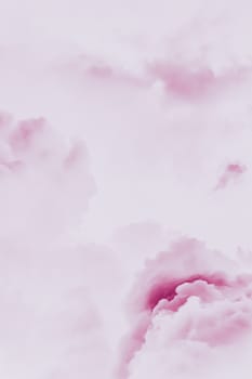 Minimalistic pink cloudy background as abstract backdrop, minimal design and artistic splashes