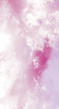 Fantasy and dreamy pink sky, spiritual and nature backgrounds