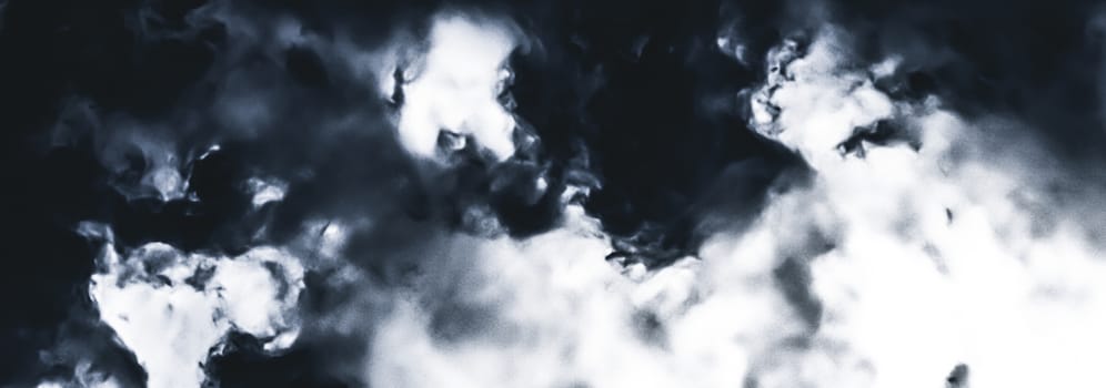 Minimalistic black cloudy background as abstract backdrop, minimal design and artistic splashes