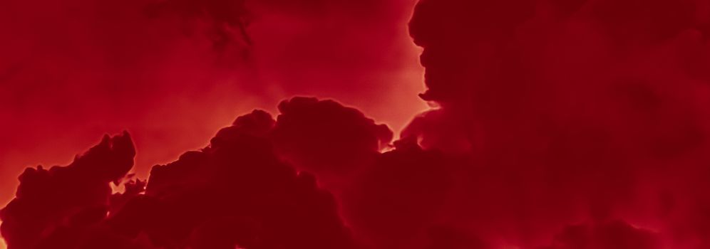 Hot fire flames or red clouds for minimalistic background design