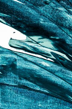 Turquoise abstract background, painting and arts