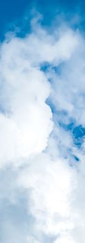 Dreamy blue sky and clouds, spiritual and nature backgrounds