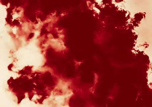 Hot fire flames or red clouds for minimalistic background design