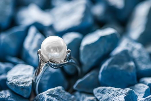 Pearl ring closeup, jewelry and accessory brands