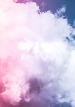 Fantasy blue sky and clouds, spiritual and nature backgrounds