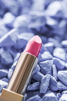 Red lipstick closeup, luxury make-up and beauty cosmetics