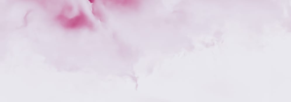 Minimalistic pink cloudy background as abstract backdrop, minimal design and artistic splashes