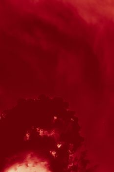 Hot fire flames or red clouds for minimalistic background design