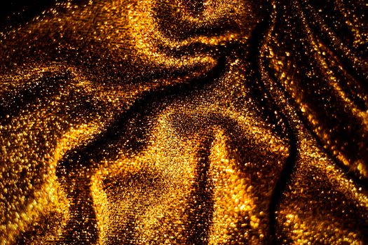 Luxe glowing texture, night club branding and New Years party concept - Bronze holiday sparkling glitter abstract background, luxury shiny fabric material for glamour design and festive invitation