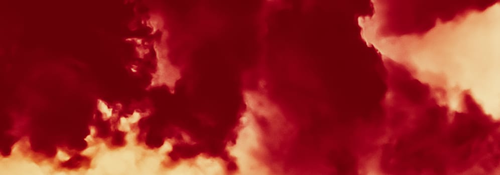 Hot fire flames or red clouds for minimalistic background design