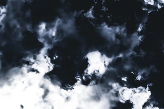 Minimalistic black cloudy background as abstract backdrop, minimal design and artistic splashes