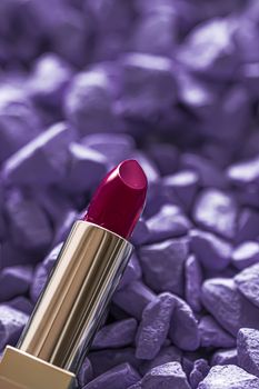 Red lipstick closeup, luxury make-up and beauty cosmetics