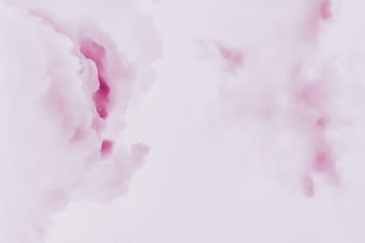 Minimalistic pink cloudy background as abstract backdrop, minimal design and artistic splashes