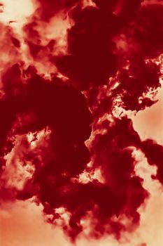 Hot fire flames or red clouds for minimalistic background design