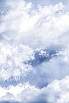 Fantasy and dreamy pastel blue sky, spiritual and nature backgrounds