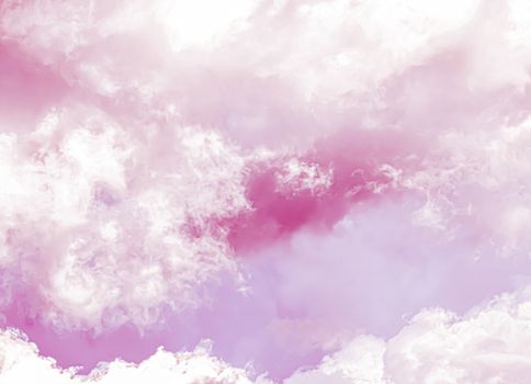 Fantasy and dreamy pink sky, spiritual and nature backgrounds