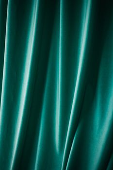 Decoration, branding and surface concept - Abstract emerald fabric background, velvet textile material for blinds or curtains, fashion texture and home decor backdrop for luxury interior design brand