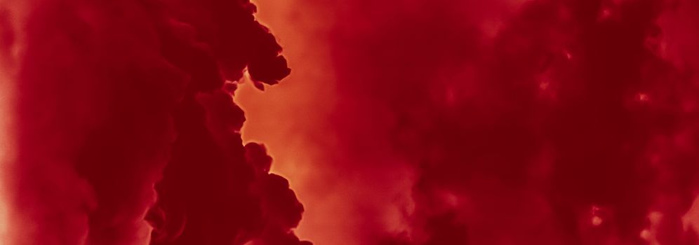 Hot fire flames or red clouds for minimalistic background design