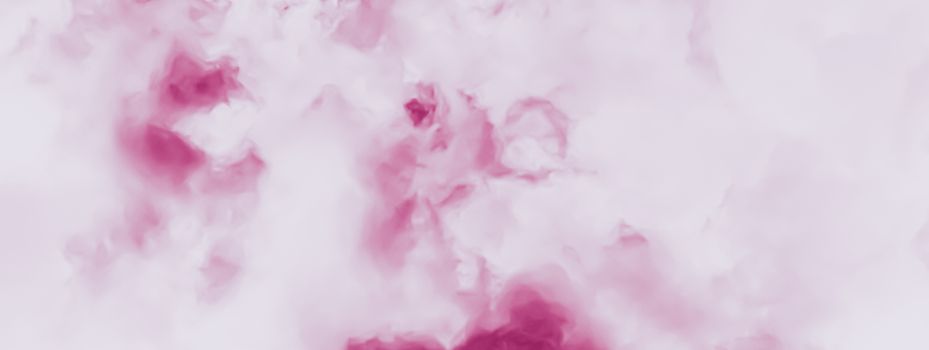 Minimalistic pink cloudy background as abstract backdrop, minimal design and artistic splashes