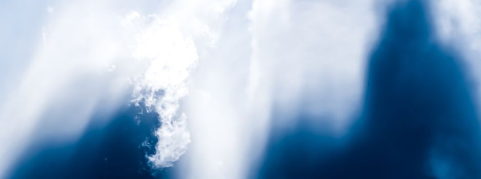 Dreamy blue sky and clouds, spiritual and nature backgrounds