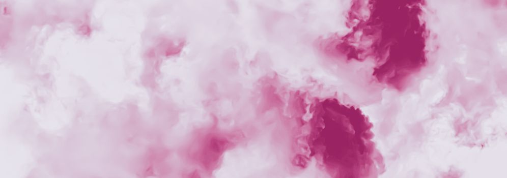 Minimalistic pink cloudy background as abstract backdrop, minimal design and artistic splashes