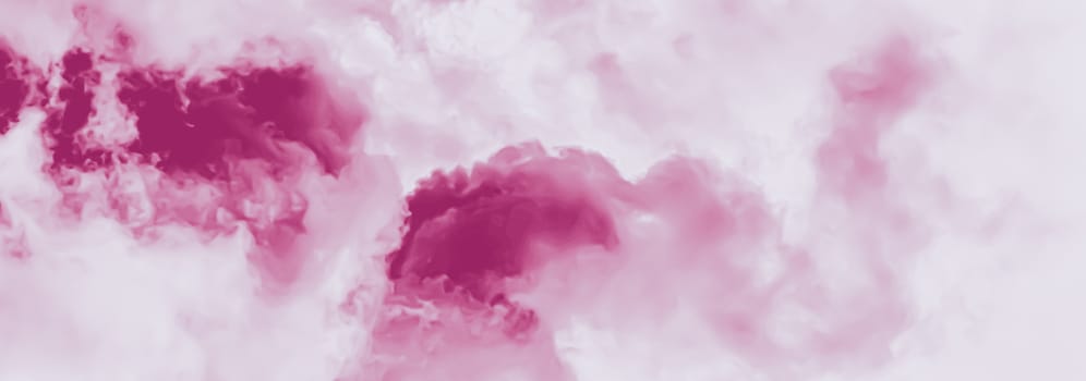 Minimalistic pink cloudy background as abstract backdrop, minimal design and artistic splashes