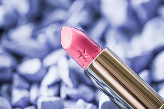 Red lipstick closeup, luxury make-up and beauty cosmetics