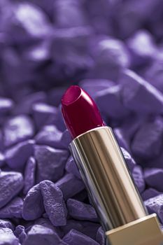 Red lipstick closeup, luxury make-up and beauty cosmetics