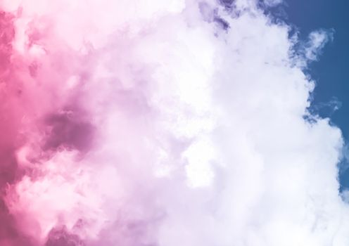 Fantasy blue sky and clouds, spiritual and nature backgrounds