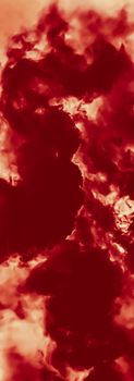 Hot fire flames or red clouds for minimalistic background design