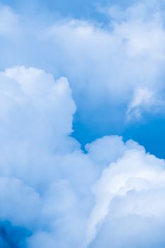 Dreamy blue sky and clouds, spiritual and nature backgrounds