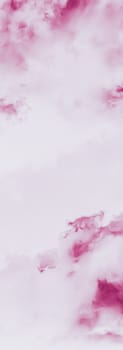 Minimalistic pink cloudy background as abstract backdrop, minimal design and artistic splashes