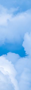 Dreamy blue sky and clouds, spiritual and nature backgrounds