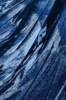 Blue abstract background, painting and arts