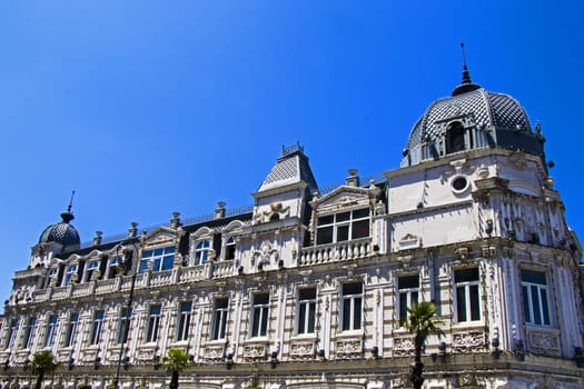 Old famous building and architecture in Batumi, Georgia