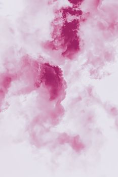 Minimalistic pink cloudy background as abstract backdrop, minimal design and artistic splashes