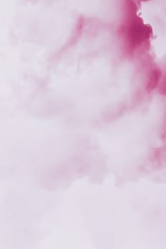 Minimalistic pink cloudy background as abstract backdrop, minimal design and artistic splashes