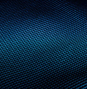 Blue metallic abstract background, futuristic surface and high tech materials