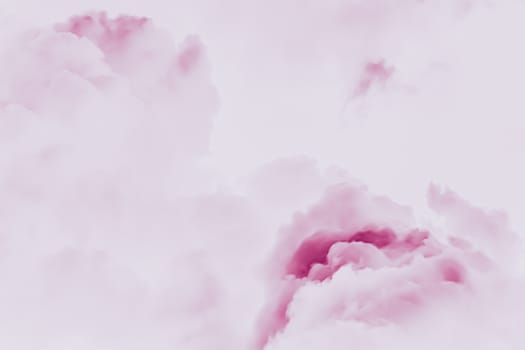 Minimalistic pink cloudy background as abstract backdrop, minimal design and artistic splashes