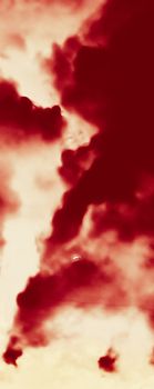 Hot fire flames or red clouds for minimalistic background design