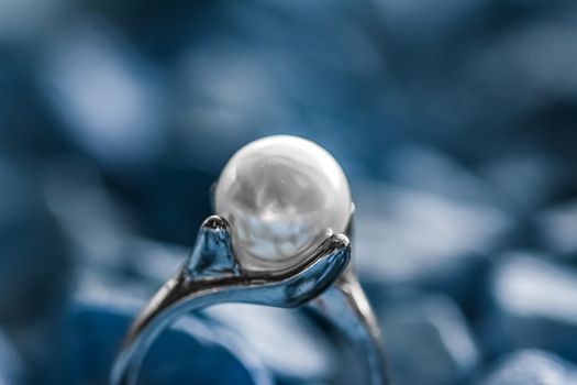 Pearl ring closeup, jewelry and accessory brands