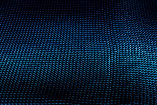 Blue metallic abstract background, futuristic surface and high tech materials