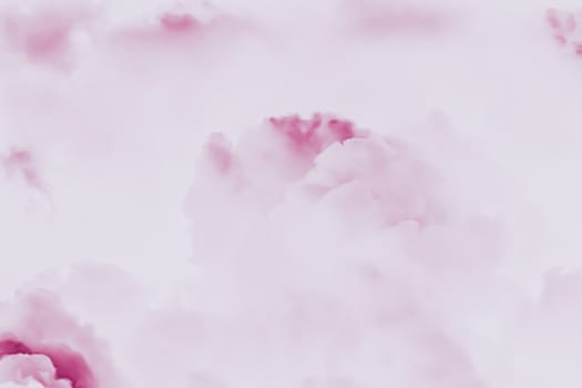 Minimalistic pink cloudy background as abstract backdrop, minimal design and artistic splashes