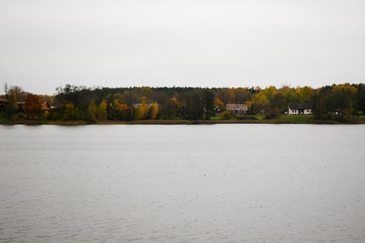 Old village wooden house in Trakai, Lithuania.Trakai is a town in southeastern Lithuania, west of Vilnius, the capital. Part of the Trakai Historical National Park.