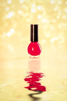 Nail polish bottles for manicure and pedicure, beauty and cosmetic products