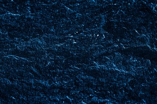 Blue stone texture as abstract background, design material and textured surfaces