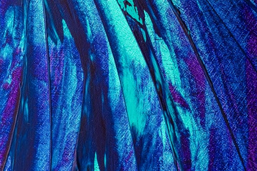 Mix of blue, turquoise and purple abstract background, painting and arts