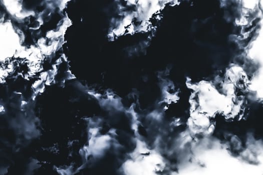 Minimalistic black cloudy background as abstract backdrop, minimal design and artistic splashes